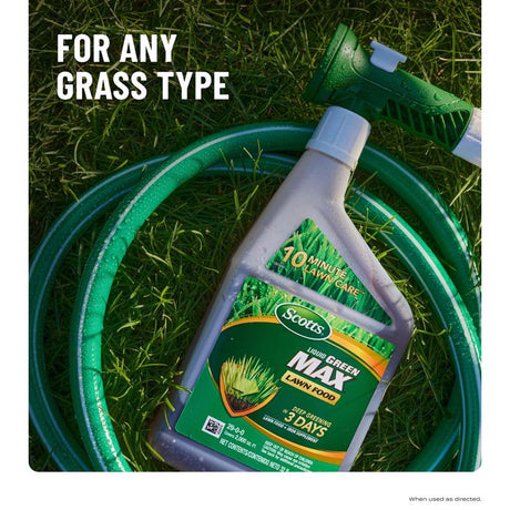 Scotts Liquid Green Max All-Purpose Lawn Fertilizer For Multiple Grass Types 2000 sq ft