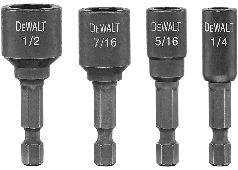 DeWALT DW2235IR Nut Driver Set, 5-Piece, Magnetic, Steel, Magnesium Phosphate