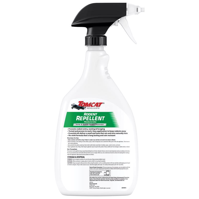 Tomcat Pest Control Liquid For Mice and Rats 24 oz 1 pk, Pack of 6