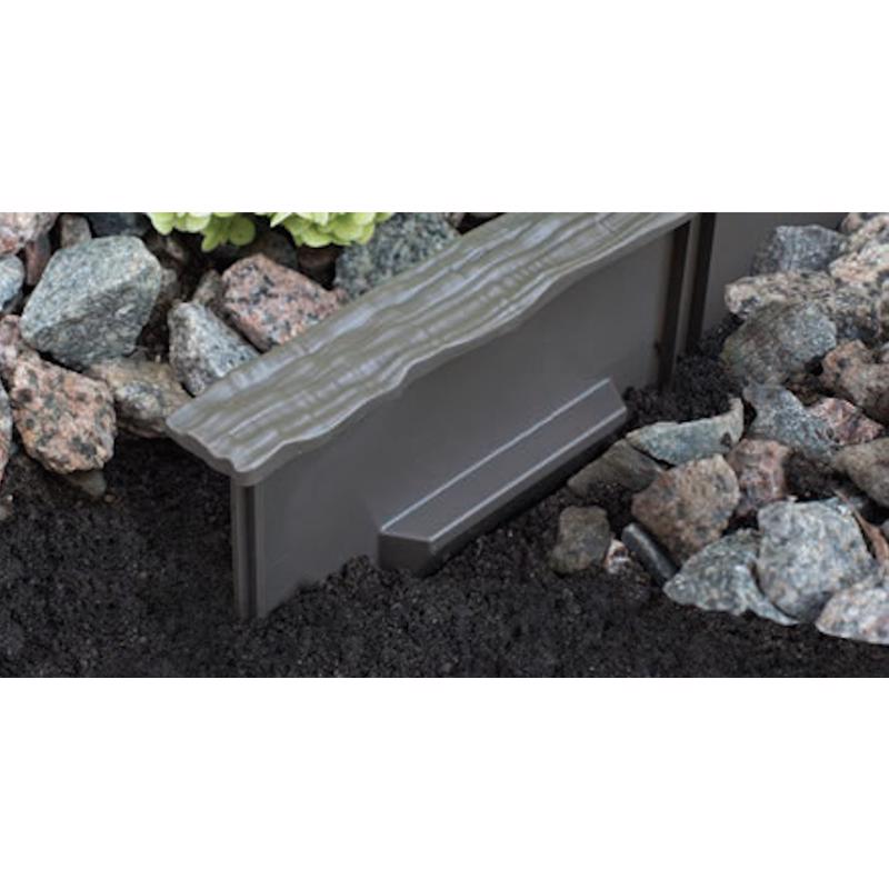Master Mark Versa Edge 3 ft. L X 5.25 in. H Plastic Brown Poundable Edging, Pack of 36