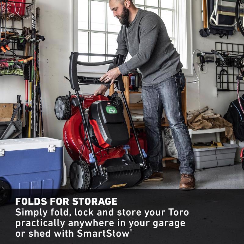 Toro Recycler 21466 22 in. 60 V Battery Self-Propelled Lawn Mower Kit (Battery & Charger)