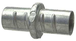 Halex 04505B Conduit Coupling, 1/2 in Screw, 0.92 in OD, Zinc-Plated