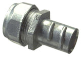 Halex 04905B Combination Conduit Coupling, 1/2 in Compression, 1 in OD, Zinc-Plated