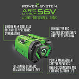 EGO 56V Power+ BA5600T 10 Ah Lithium-Ion Battery 1 pc