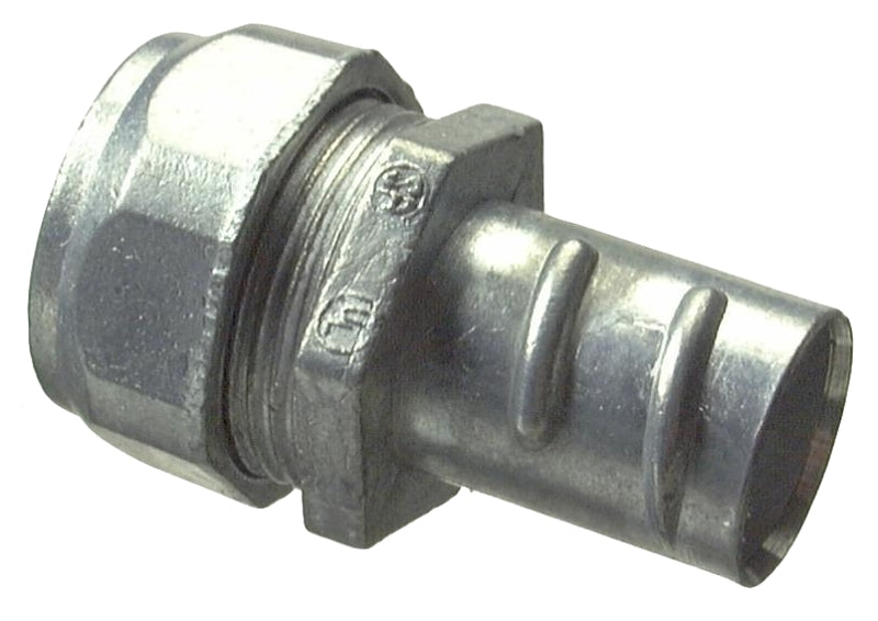 Halex 04907B Combination Conduit Coupling, 3/4 in Compression, 1.19 in OD, Zinc-Plated