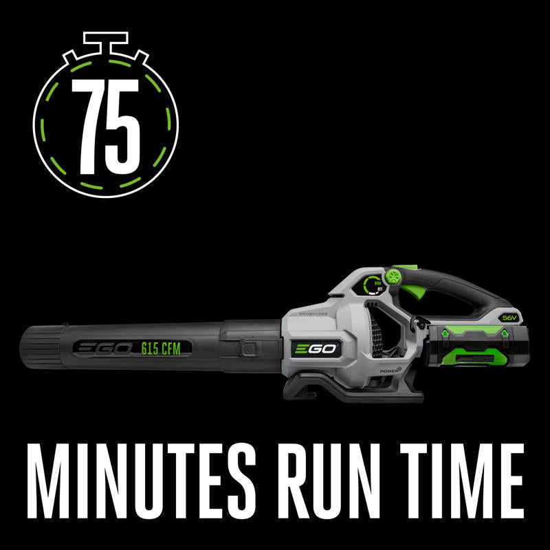 EGO Power+ LB6151 170 mph 615 CFM 56 V Battery Handheld Leaf Blower Kit (Battery & Charger)