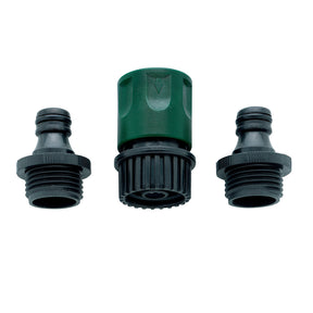 Orbit 3/4 in. Plastic Threaded 2 Male/1 Female Quick Connector Hose Set, Pack of 12