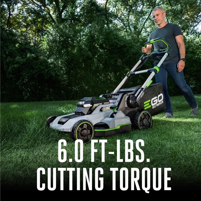 EGO Power+Touch Drive LM2125SP 21 in. 56 V Battery Self-Propelled Lawn Mower Kit (Battery & Charger)