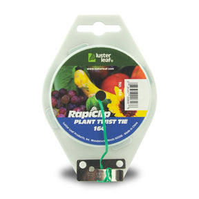Luster Leaf Rapiclip 0.02 in. W Green Plastic Plant Tie, Pack of 12