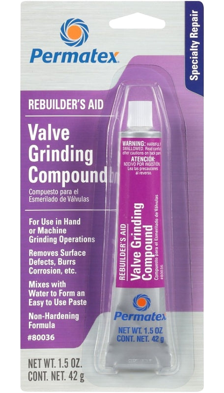 Permatex 80036 Valve Grinding Compound, 1.5 oz Tube