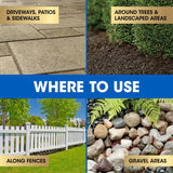 Roundup Dual Action Weed and Grass Killer RTU Liquid 1 gal, Pack of 4