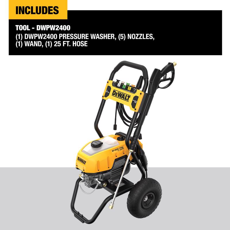 DeWalt DWPW2400 OEM Branded 2400 psi Electric 1.1 gpm Pressure Washer