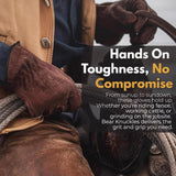 Bear Knuckles Driver Gloves Brown M 1 pk