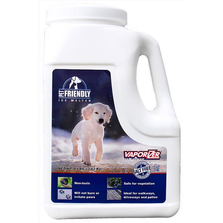 Vaporizer Magnesium Chloride Pet Friendly Pellet Ice Melt 8 lb, Pack of 4