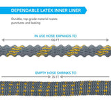 Hydrotech 5/8 in. D X 100 ft. L Medium Duty Professional Grade Expandable Lightweight Garden Hose