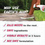 Earth's Ally Weed & Grass Killer Weed and Grass Killer RTU Liquid 1 gal, Pack of 4