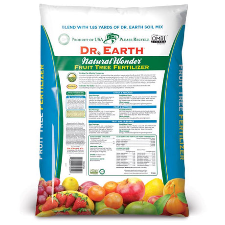 Dr. Earth Natural Wonder Organic Fruit 5-5-2 Plant Fertilizer 25 lb