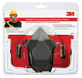 3M 62023HA1-C Valve Respirator, M Mask, P100 Filter Class, Dual Cartridge