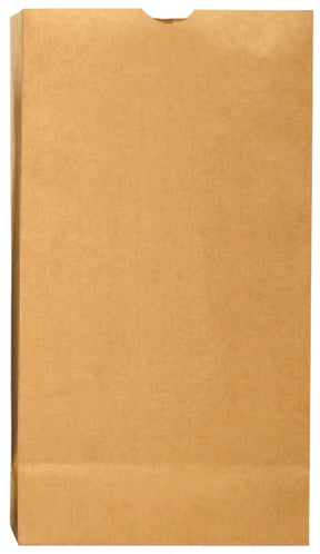 Duro Bag Dubl Life 18402 SOS Bag, #2, 4-5/16 in L, 2-7/16 in W, 7-7/8 in H, Kraft Paper, Brown