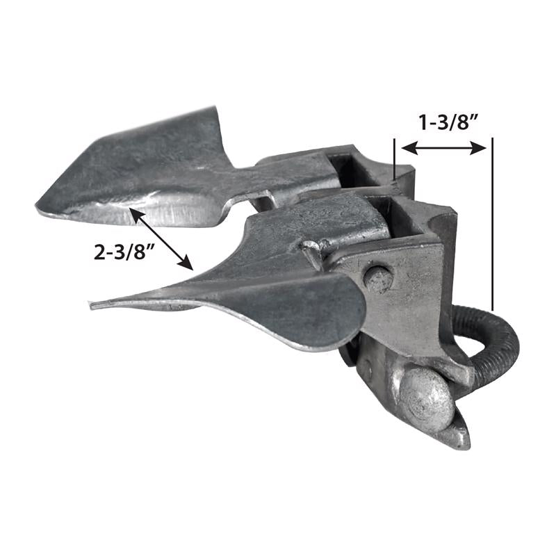 Yardlink 2.95 in. H X 5.11 in. W Galvanized Aluminum Butterfly Latch