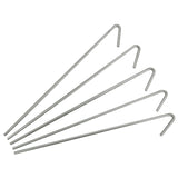 Yardlink .787 in. H X .557 in. L Aluminium Multi-Purpose Fence Ties Silver