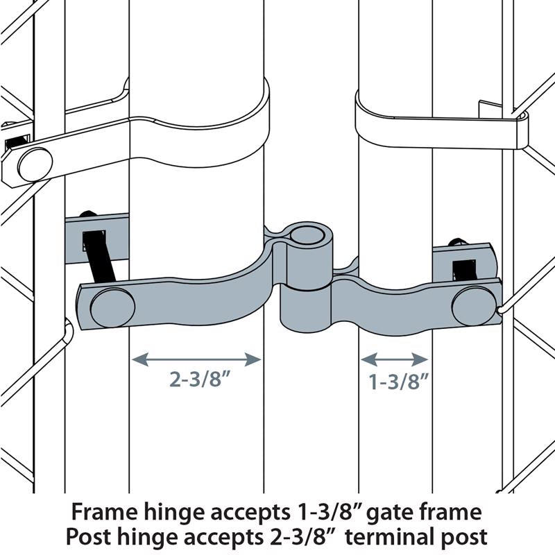 Yardlink Steel Drive Gate Hardware Set 1 pk