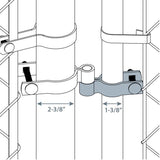 Yardlink Galvanized Steel Frame Hinge 1 pk