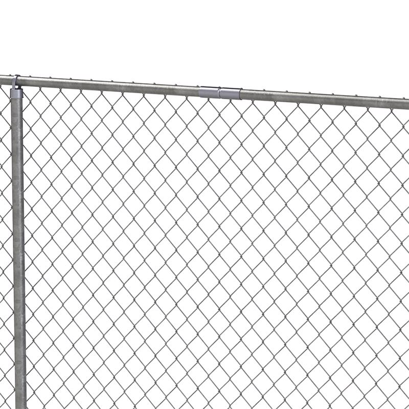 Yardlink Galvanized Steel Chain Link Top Rail 1 pk
