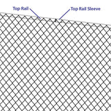 Yardlink Galvanized Steel Chain Link Top Rail 1 pk