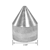 Yardlink Silver Aluminum Chain Link Bullet Cap 1 pk