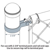 Yardlink Steel Chain Link Band Brace 1 pk