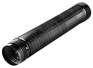 Amerimax 54022 Drain Pipe Tubing, Flexible, 4 in, PVC, Black, 8 ft L