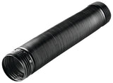 Amerimax 54021 Drain Pipe Tubing, Solid Flex, 4 in, PVC, Black, 8 ft L