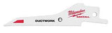 Milwaukee 48-00-1630 Reciprocating Saw Blade, 1/2 in W, 3-1/3 in L, 30 TPI, Bi-Metal Cutting Edge