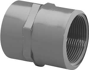 Thrifco Plumbing 8213052 Pipe Adapter, 1 in, Slip Joint x Female Threaded, PVC, SCH 80 Schedule