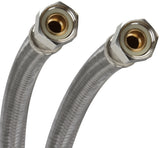Fluidmaster B6F16 Water Supply Connector, 3/8 in, Polymer/Stainless Steel