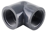 Lasco 808012BC Pipe Elbow, 1-1/4 in, Female, 90 deg Angle, PVC, SCH 80 Schedule