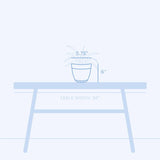 Bloem Dayton 6 in. D Plastic Planter Coral