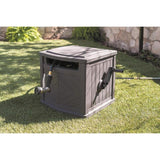 Suncast 150 ft. Gray Free Standing Hideaway Hose Reel