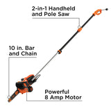 Black+Decker 10 in. Electric Pole Saw Tool Only 3/8 in.