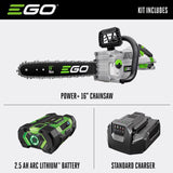 EGO Power+ CS1611 16 in. 56 V Battery Chainsaw Kit (Battery & Charger)