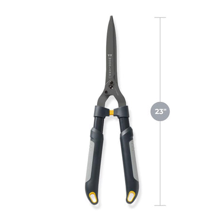Woodland Tools LeverAction 12 in. High Carbon Steel Serrated Hedge Shears