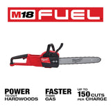 Milwaukee M18 FUEL 2727-20 16 in. 18 V Battery Chainsaw Tool Only