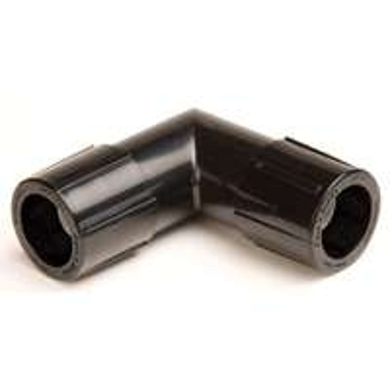 Rain Bird EFE25-1PK Non-Threaded Tubing Elbow, 1/2 in Connection, Compression, Plastic, Black