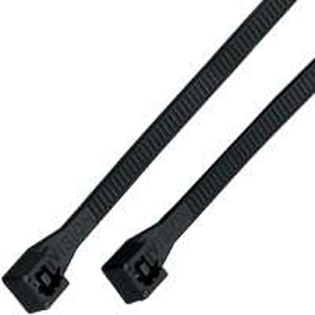 Gardner Bender 10097UVL Cable Tie Assortment, 2 in Max Bundle Dia, Nylon, UV Black