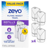 Zevo Value Pack Refills Flying Insect Trap, Pack of 4