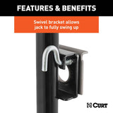 CURT Manual 2000 lb Trailer Jack
