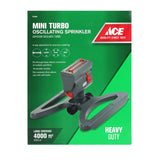Ace MiniMax Plastic Sled Base Oscillating Sprinkler 4000 sq ft 1 pk