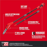 Craftsman V20 CMCCSP20M1 8 in. 20 V Battery Pole Saw Kit (Battery & Charger)