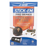 JT Eaton Stick-Em Pro Series Bigfoot Extra Large Glue Board Trap For Insects/Rodents/Snakes 4 pk, Pack of 12